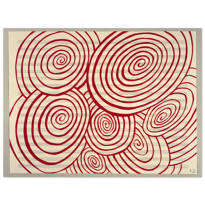 Louise Bourgeois - FUGUE 2003 75x100 cm / 30x40inches Fine Art Poster