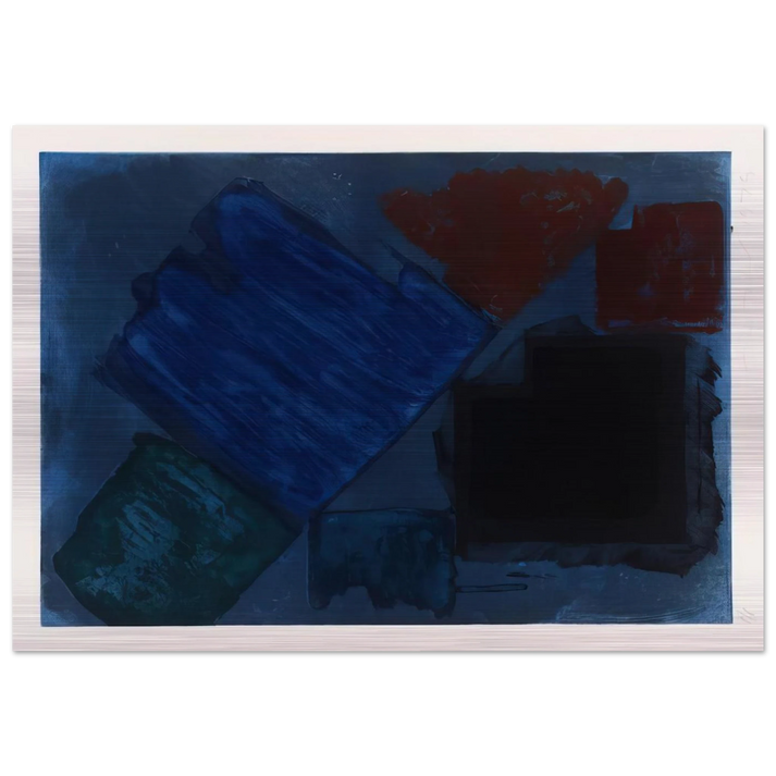 Splay - 1979 - John Hoyland Brushed Aluminum Print - 70x100 cm / 28x40 inches | John Hoyland Aluminum Print | John Hoyland Prints