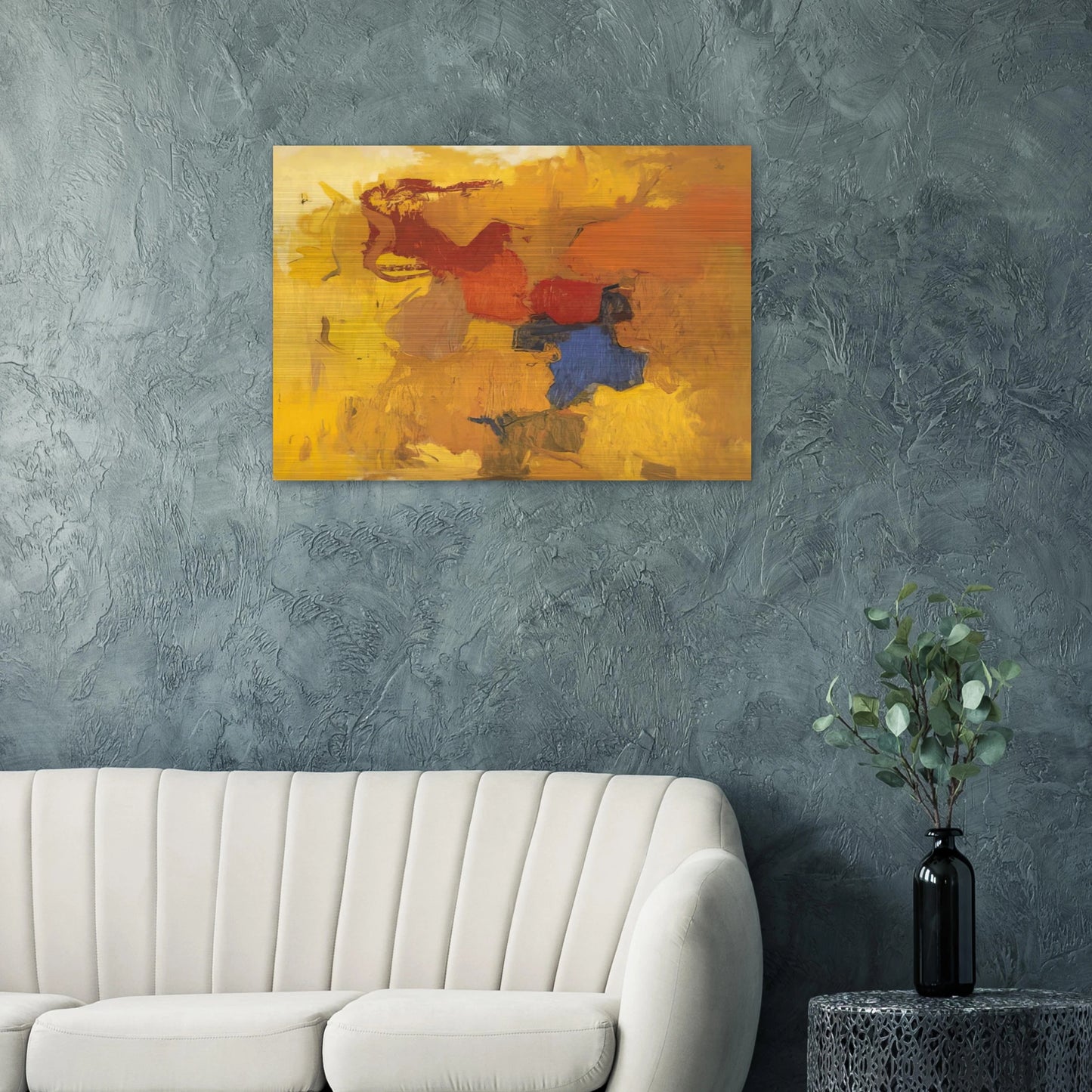 BALADA 1959 - Esteban Vicente Brushed Aluminum Print - 70x100 cm / 28x40 inches | Esteban Vicente Aluminum Print | Esteban Vicente Prints