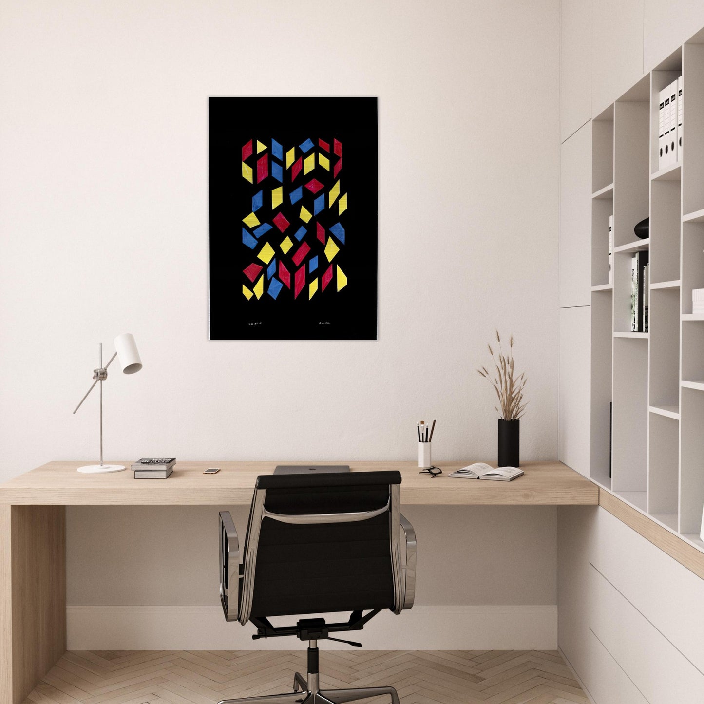 ORCHESTRA III 1980 - Anni Albers Brushed Aluminum Print - 70x100 cm / 28x40 inches | Anni Albers Aluminum Print | Anni Albers Prints