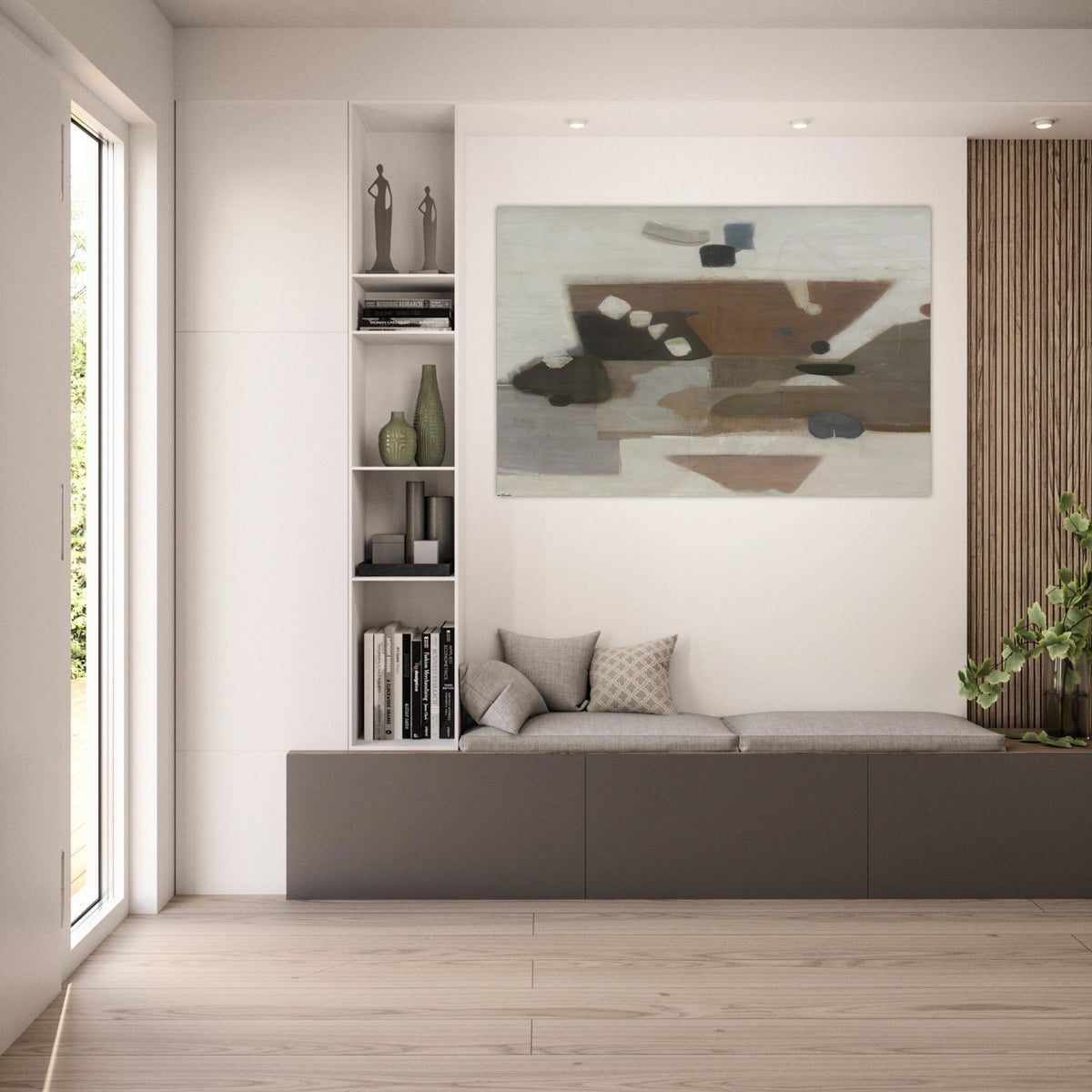 Decision - 1956 - Kenzo Okada Art Prints - 100x150 cm / 40x60″ inches | Kenzo Okada Poster | Kenzo Okada Prints