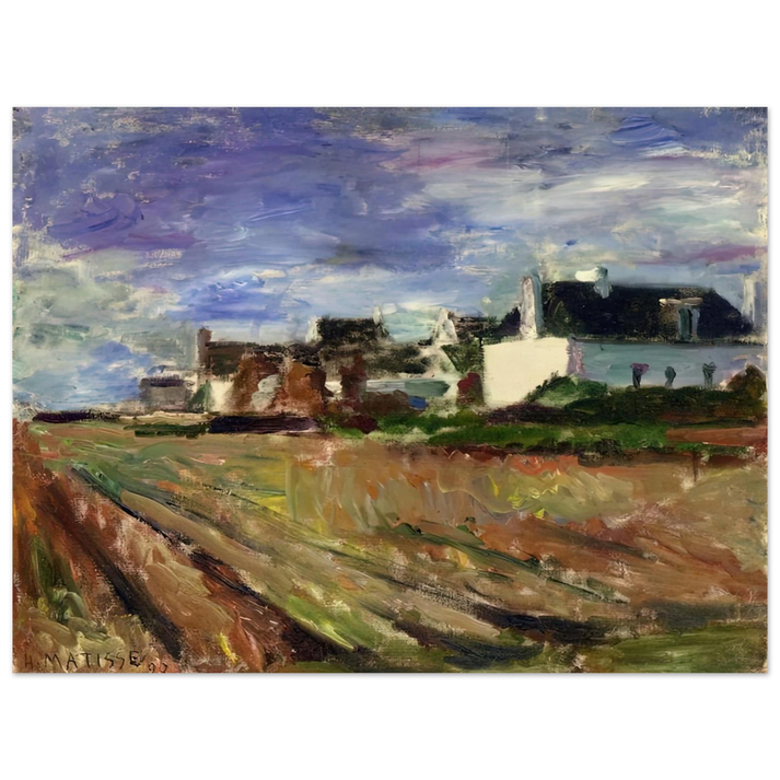 Henri Matisse - FARMS IN BRITTANY BELLE ILE 1897 75x100 cm / 30x40inches Fine Art Poster