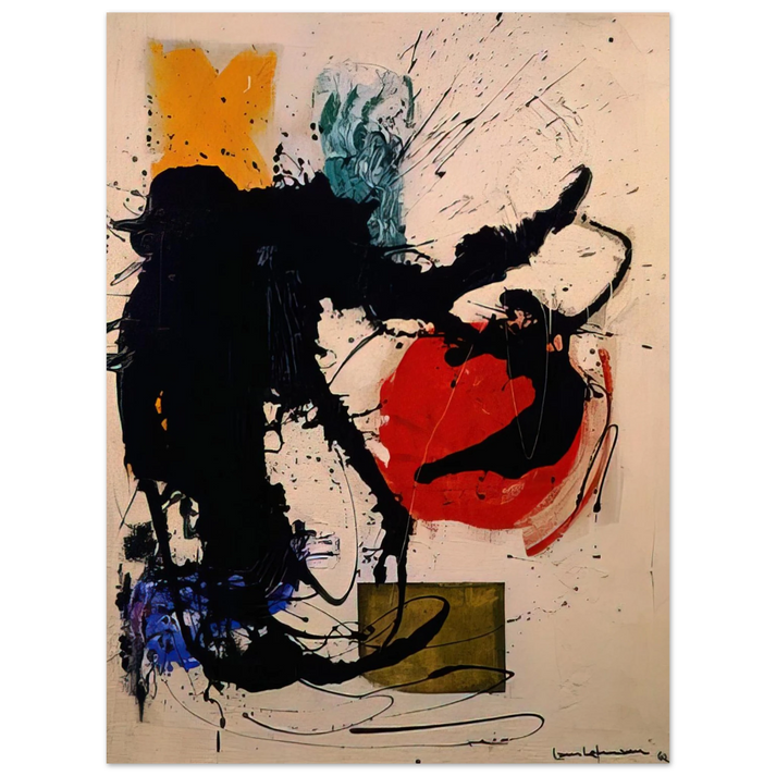 Hans Hofmann - Rope-Swinger 75x100 cm / 30x40inches Fine Art Poster
