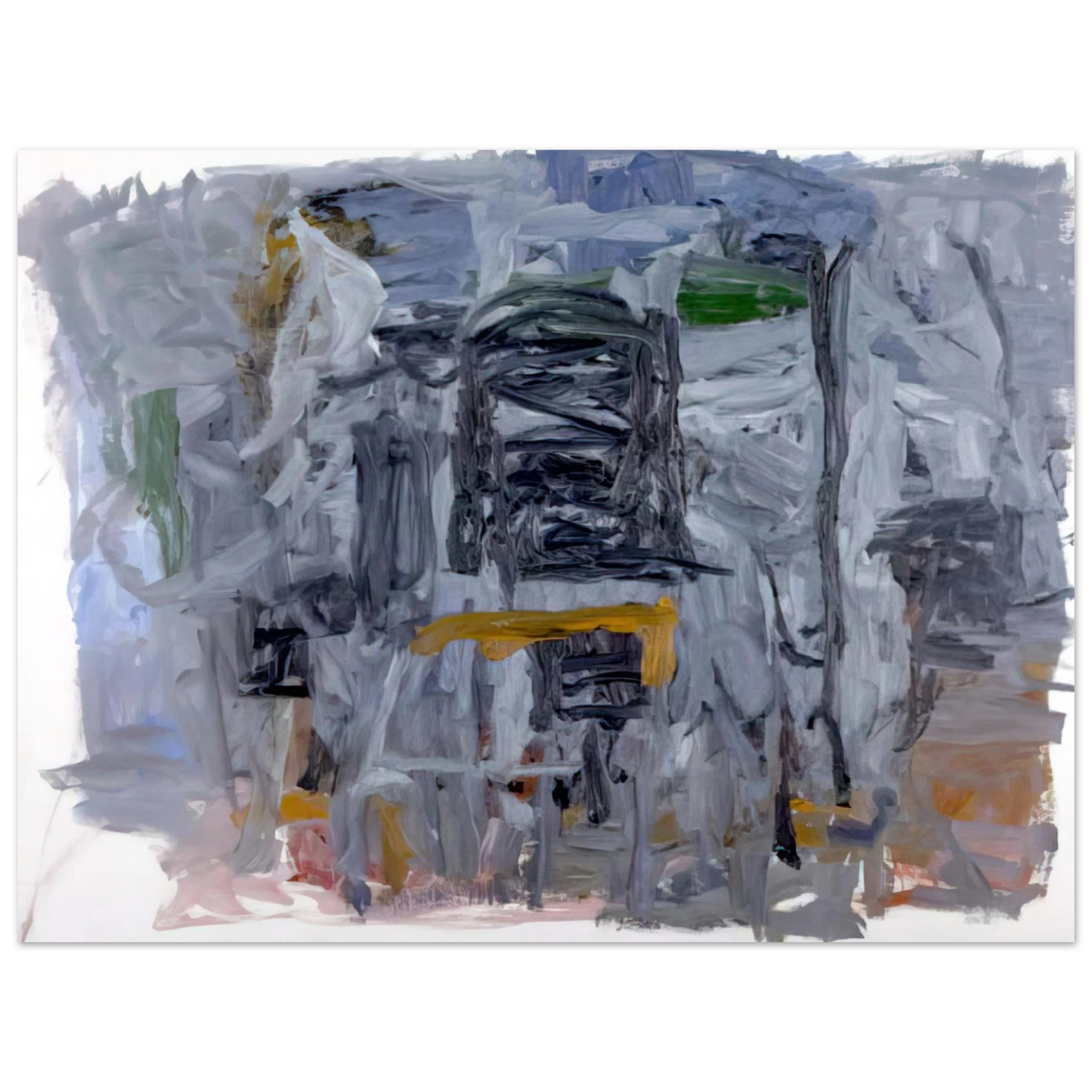 Philip Guston - CLOSE UP III 1961 75x100 cm / 30x40inches Fine Art Poster