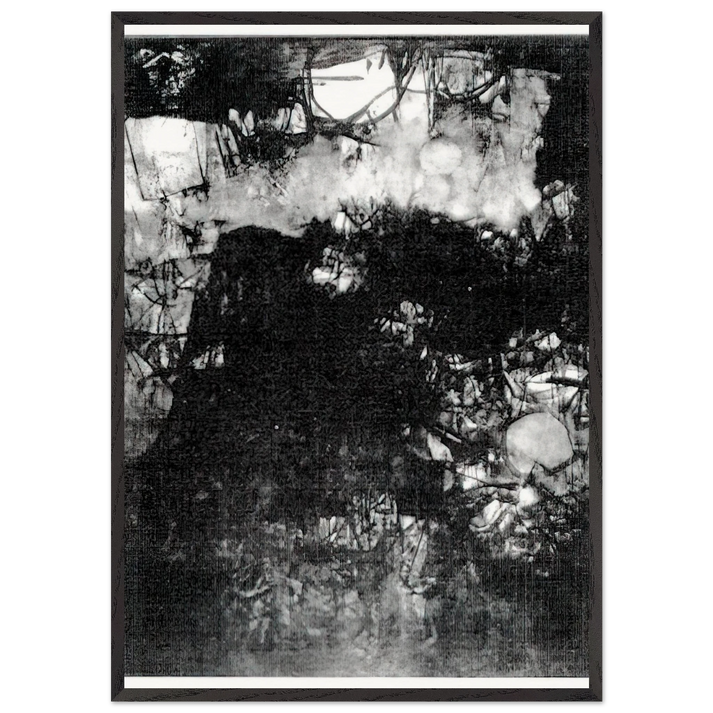 Untitled - 1951 N5 - Edward Corbett 70x100 cm / 28x40 inches Framed Art Print – Black Wooden Frame