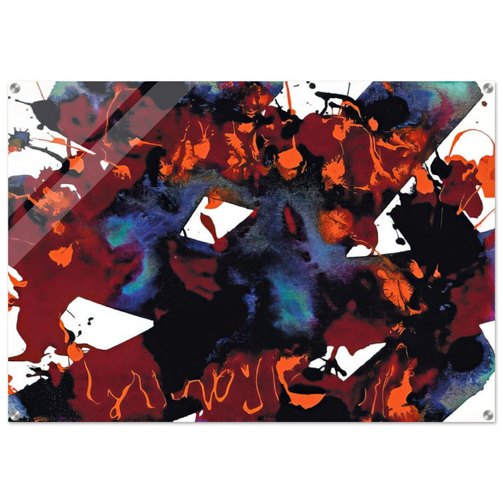 Untitled SFP94-149 SFF 1819 - Sam Francis Acrylic Print - 70x100 cm / 28x40″ inches | Sam Francis Wall Art | Sam Francis Prints