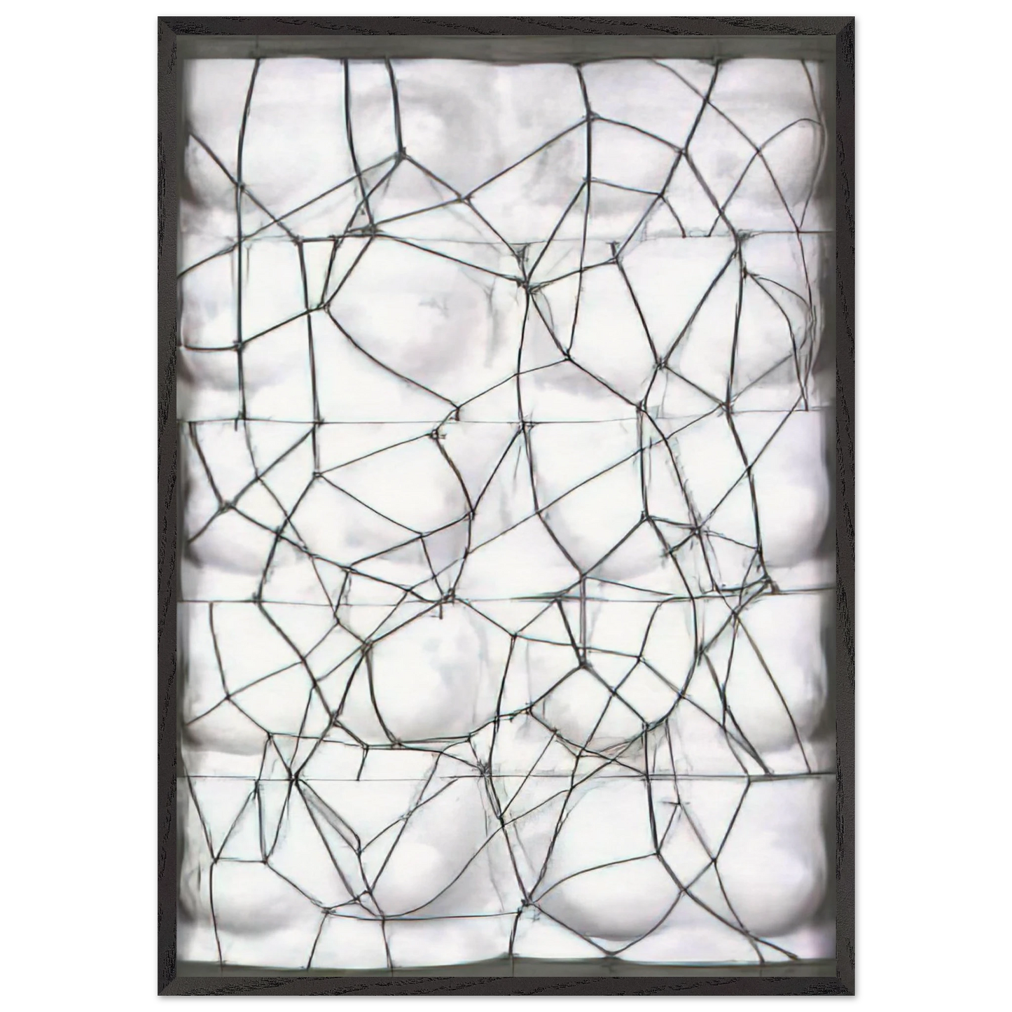 Viuva de Man Ray Negra - 1981 - Joao Vieira 70x100 cm / 28x40 inches Framed Art Print – Black Wooden Frame