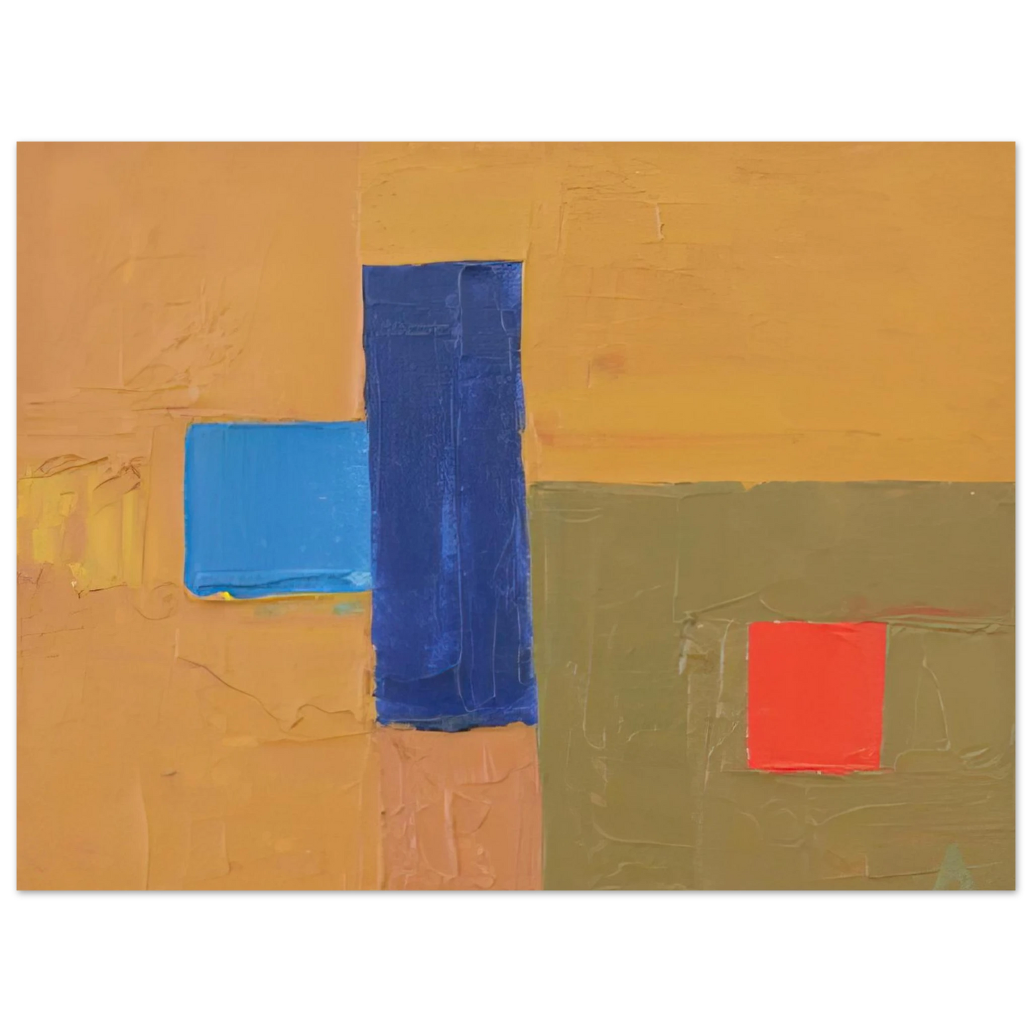 Etel Adnan - Untitled - 2000 75x100 cm / 30x40inches Fine Art Poster
