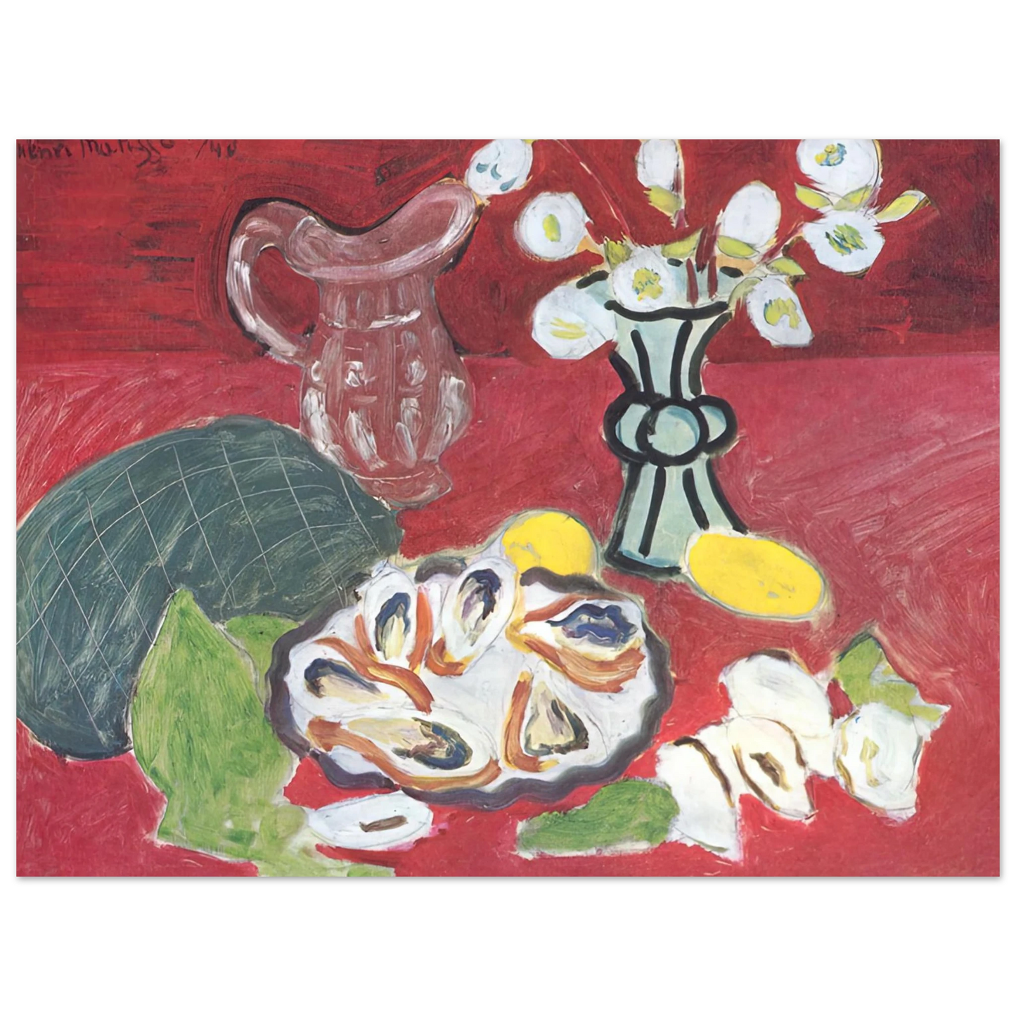 Henri Matisse - STILL LIFE WITH SHELLFISH 1940 75x100 cm / 30x40inches Fine Art Poster