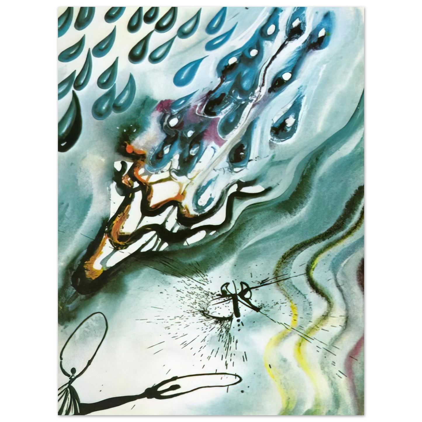 Salvador Dali - THE POOL OF TEARS 75x100 cm / 30x40inches Fine Art Poster