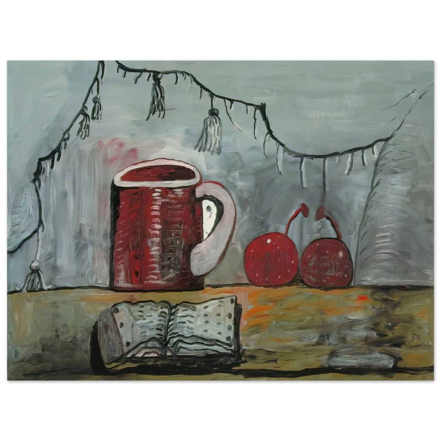 Philip Guston - CURTAIN 75x100 cm / 30x40inches Fine Art Poster