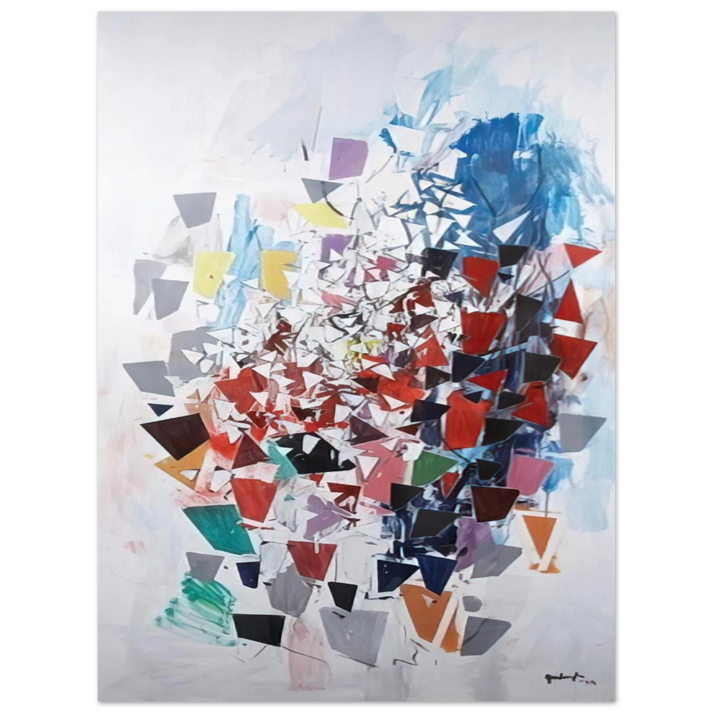 Robert Goodnough - Soaring I - 1994 75x100 cm / 30x40inches Fine Art Poster