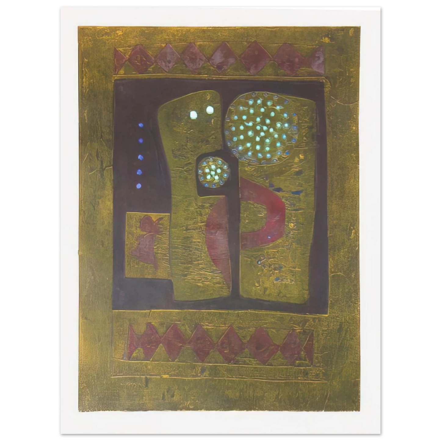 Hiroyuki Tajima - Pierrot and His Son - 1970 75x100 cm / 30x40inches Fine Art Poster