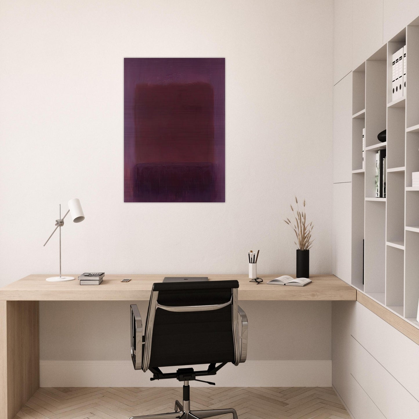 Purple Brown - 1957 - Mark Rothko Brushed Aluminum Print - 70x100 cm / 28x40 inches | Mark Rothko Aluminum Print | Mark Rothko Prints