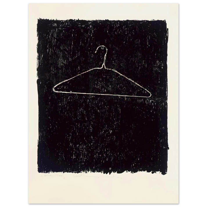Jasper Johns - COAT HANGER II 75x100 cm / 30x40inches Fine Art Poster