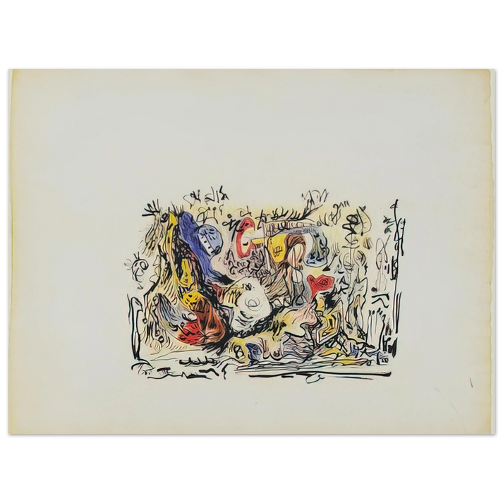 Jackson Pollock - UNTITLED 75x100 cm / 30x40inches Fine Art Poster
