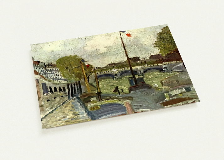 NINE By Maurice Utrillo Pack of 10 Post Cards | Maurice Utrillo Post Cards | A6 (10.5 x 14.8 cm) - 4.1 x 5.8 inches