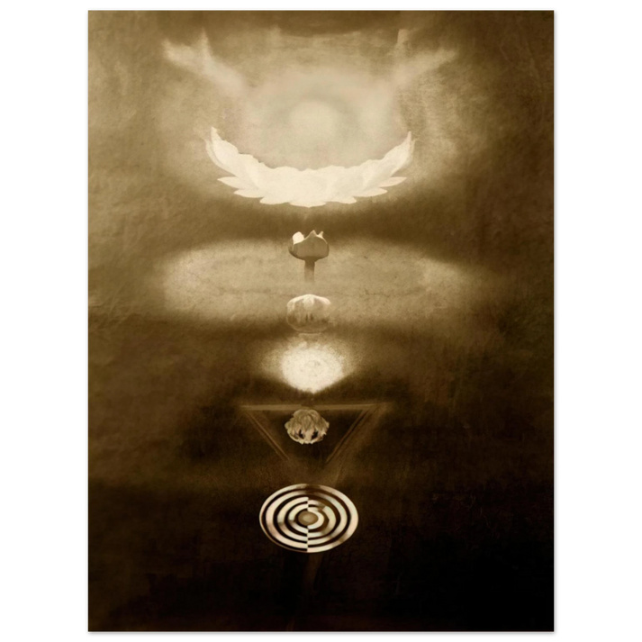 Morris Graves - Kundalini - Expressionism 75x100 cm / 30x40inches Fine Art Poster