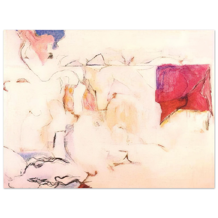 Menez - Untitled - Lyrical Abstraction 75x100 cm / 30x40inches Fine Art Poster