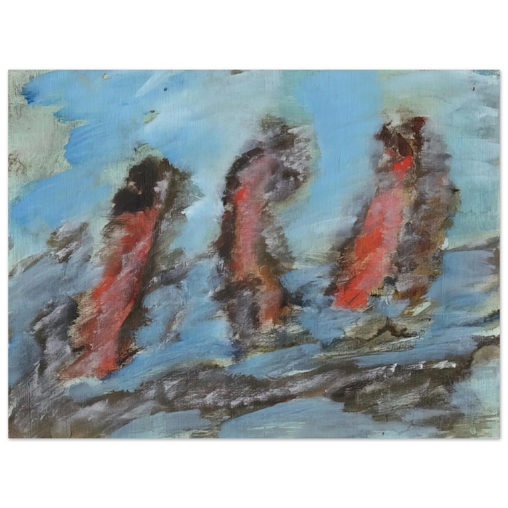 Henri Michaux - Untitled KC 505 - 1984 75x100 cm / 30x40inches Fine Art Poster