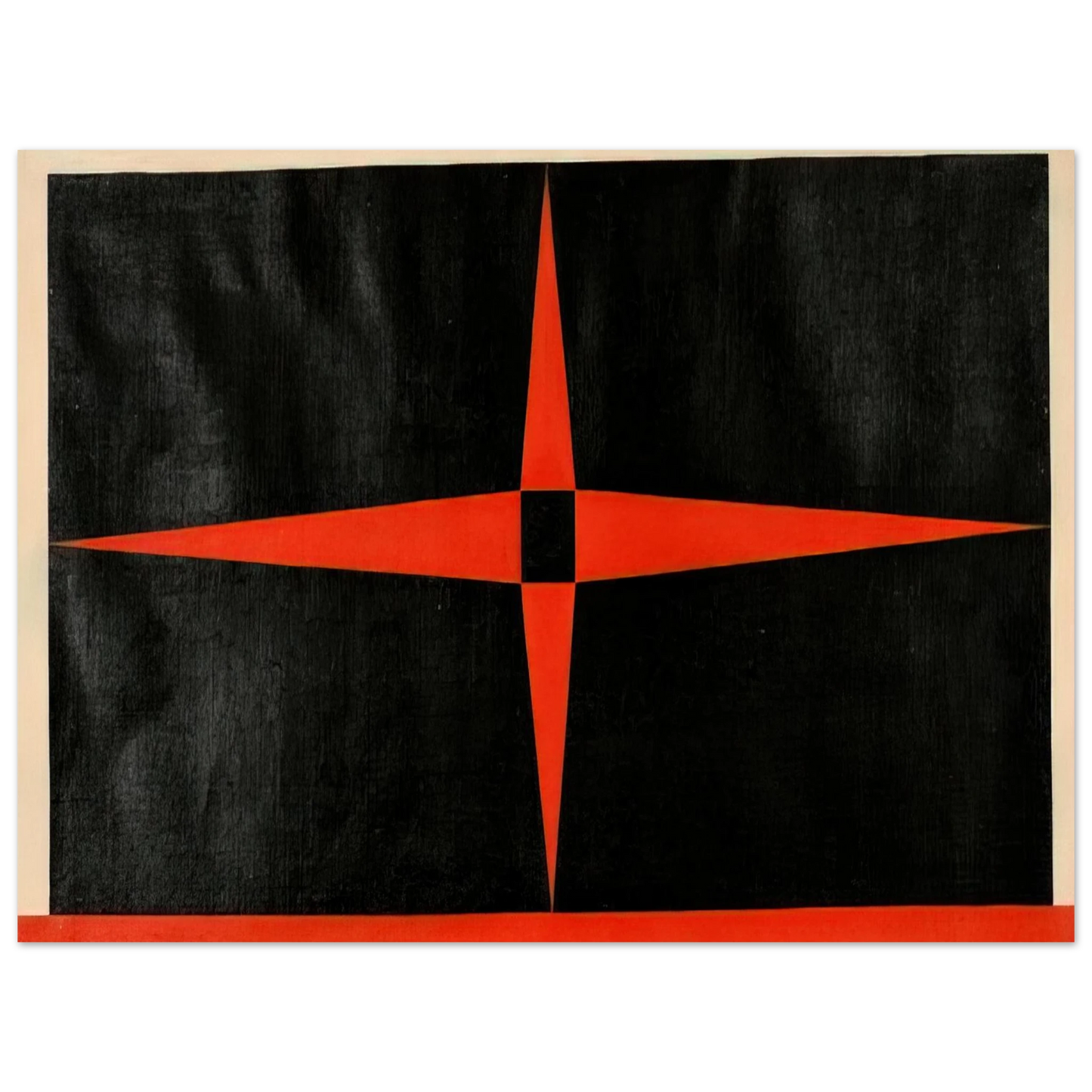 Carmen Herrera - Red Star - 1949 75x100 cm / 30x40inches Fine Art Poster