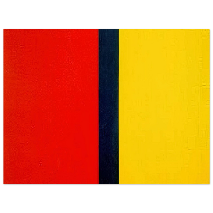 Barnett Newman - Who's Afraid of Red, Yellow, and Blue IV 75x100 cm / 30x40inches Fine Art Poster