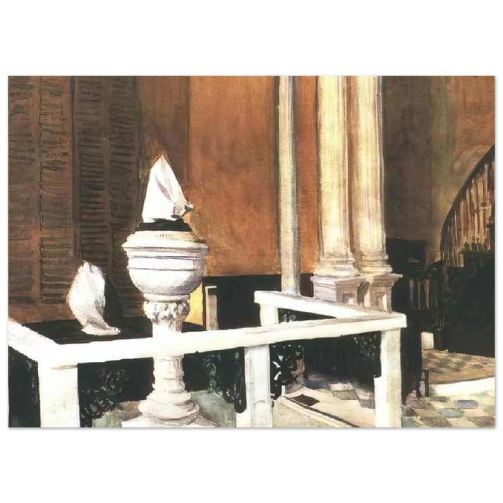 Edward Hopper - Baptistry of St. John s Fine Art Poster