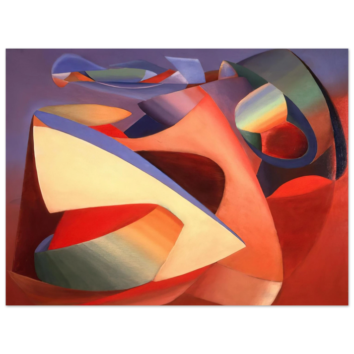 John Ferren - Lutte as Ciel - 1937 75x100 cm / 30x40inches Fine Art Poster
