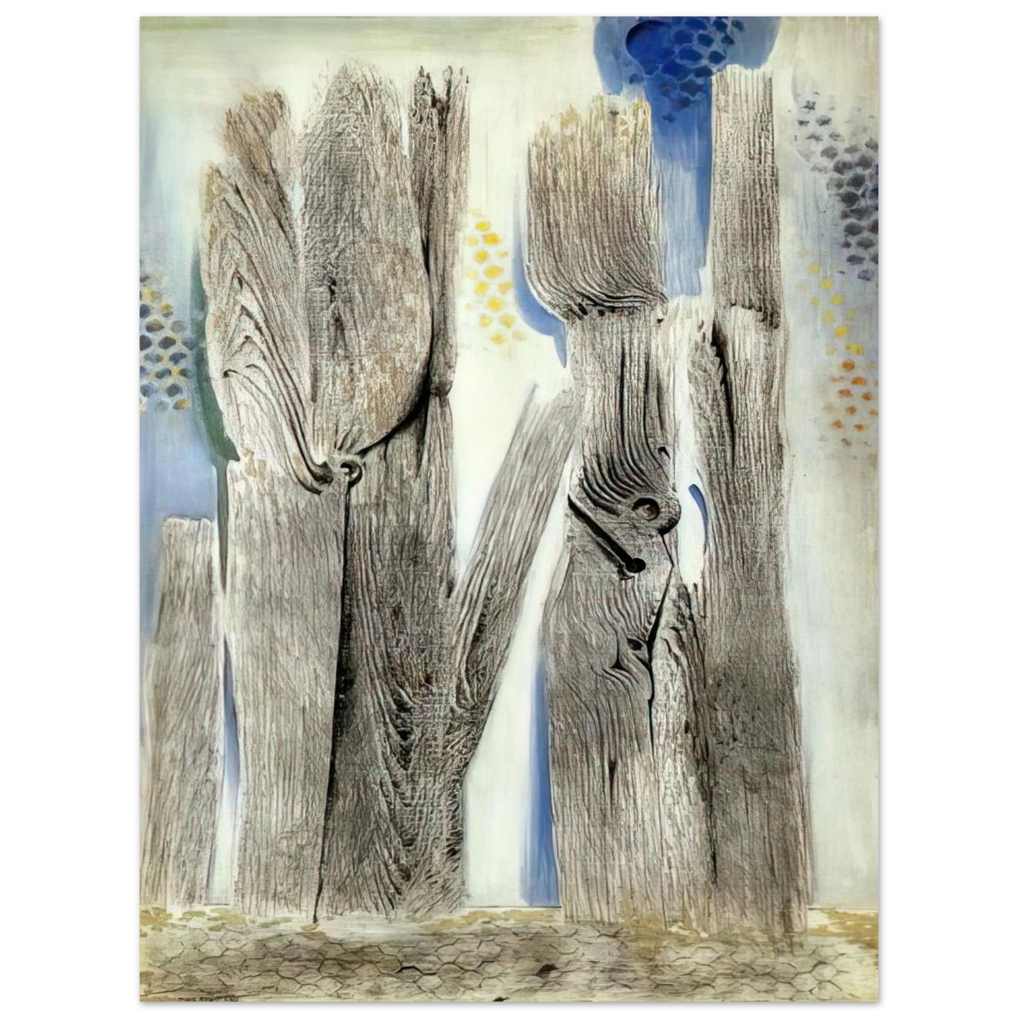 Max Ernst - The Blue Forest 75x100 cm / 30x40inches Fine Art Poster