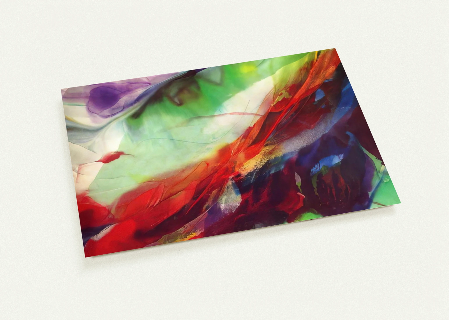 Phenomena Sun over the Hour Glass - 1966 By Paul Jenkins Pack of 10 Post Cards | Paul Jenkins Post Cards | A6 (10.5 x 14.8 cm) - 4.1 x 5.8 inches