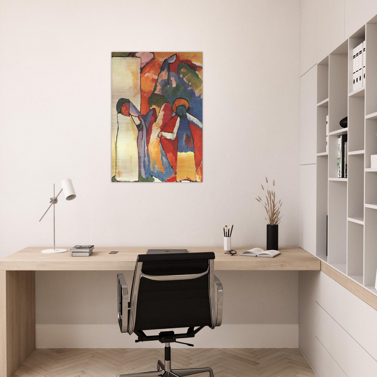 IMPROVISATION 6 AFRICAN 1909 - Wassily Kandinsky Brushed Aluminum Print - 70x100 cm / 28x40 inches | Wassily Kandinsky Aluminum Print | Wassily Kandinsky Prints
