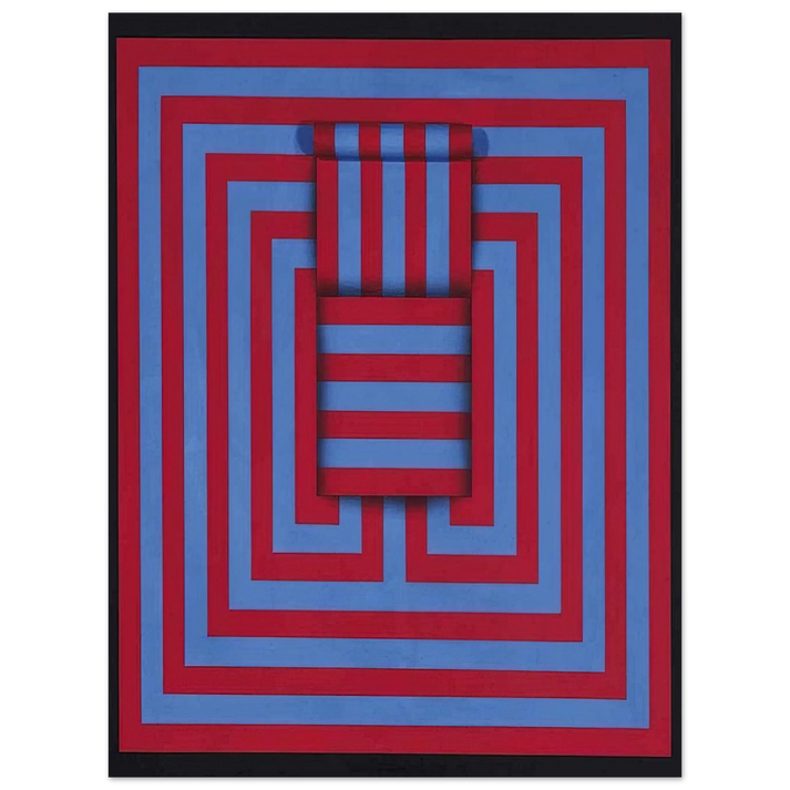 Omar Rayo - Witoto - 1970 75x100 cm / 30x40inches Fine Art Poster