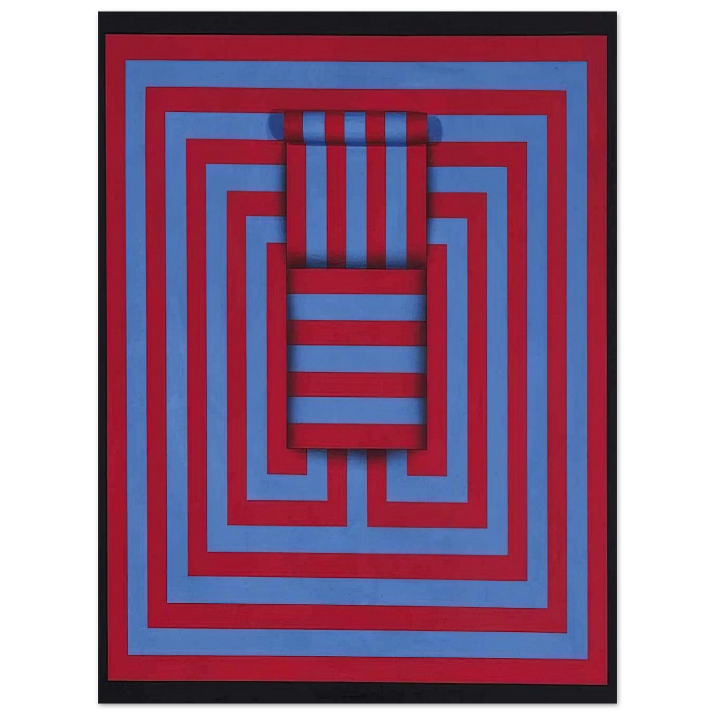 Omar Rayo - Witoto - 1970 75x100 cm / 30x40inches Fine Art Poster