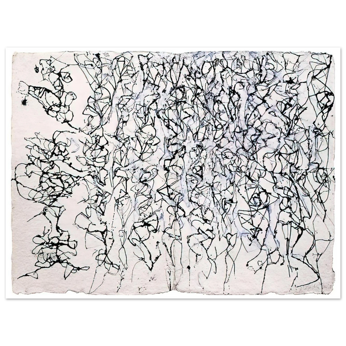 Brice Marden - Don't Bungle the Jungle - 1989 75x100 cm / 30x40inches Fine Art Poster