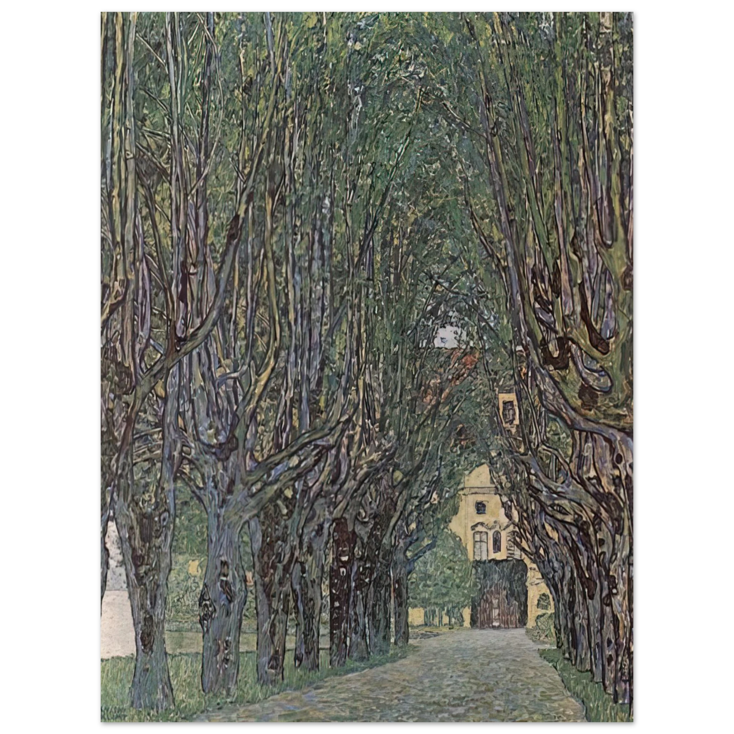Gustav Klimt - AVENUE OF SCHLOSS KAMMER PARK 75x100 cm / 30x40inches Fine Art Poster