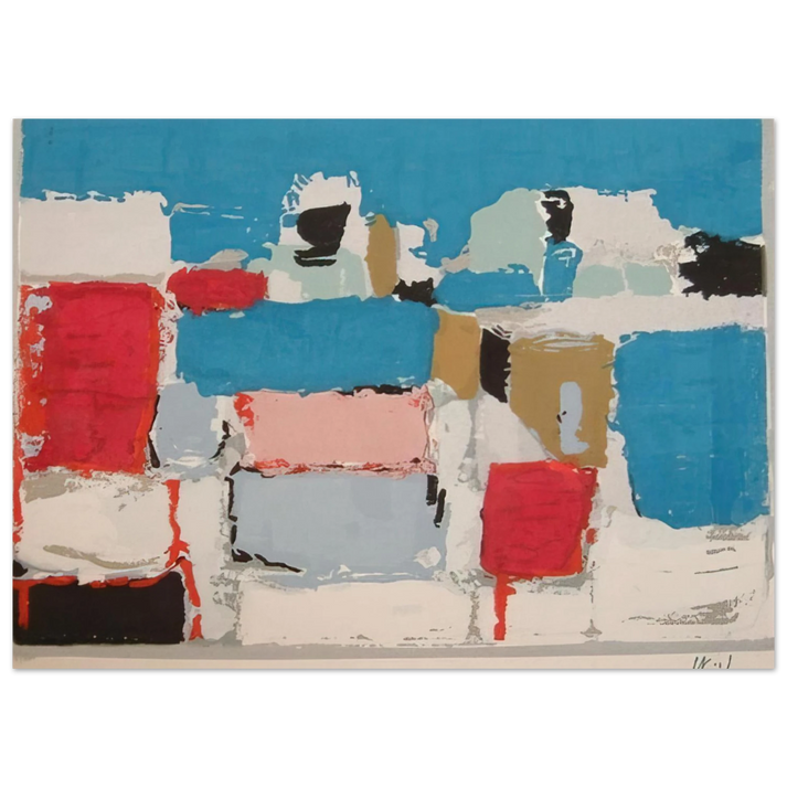 Nicolas de Stael - Méditerranée 01 - Art Informel Fine Art Poster