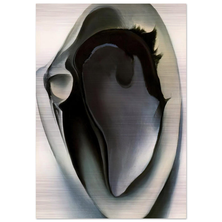 Clam and mussel - Georgia O'Keeffe Brushed Aluminum Print - 70x100 cm / 28x40 inches | Georgia O'Keeffe Aluminum Print | Georgia O'Keeffe Prints
