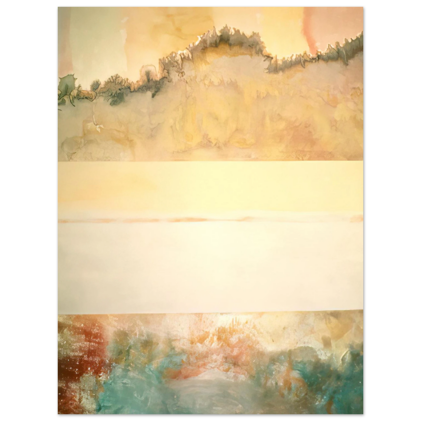 Ronnie Landfield - Cripple Creek - 1969 75x100 cm / 30x40inches Fine Art Poster