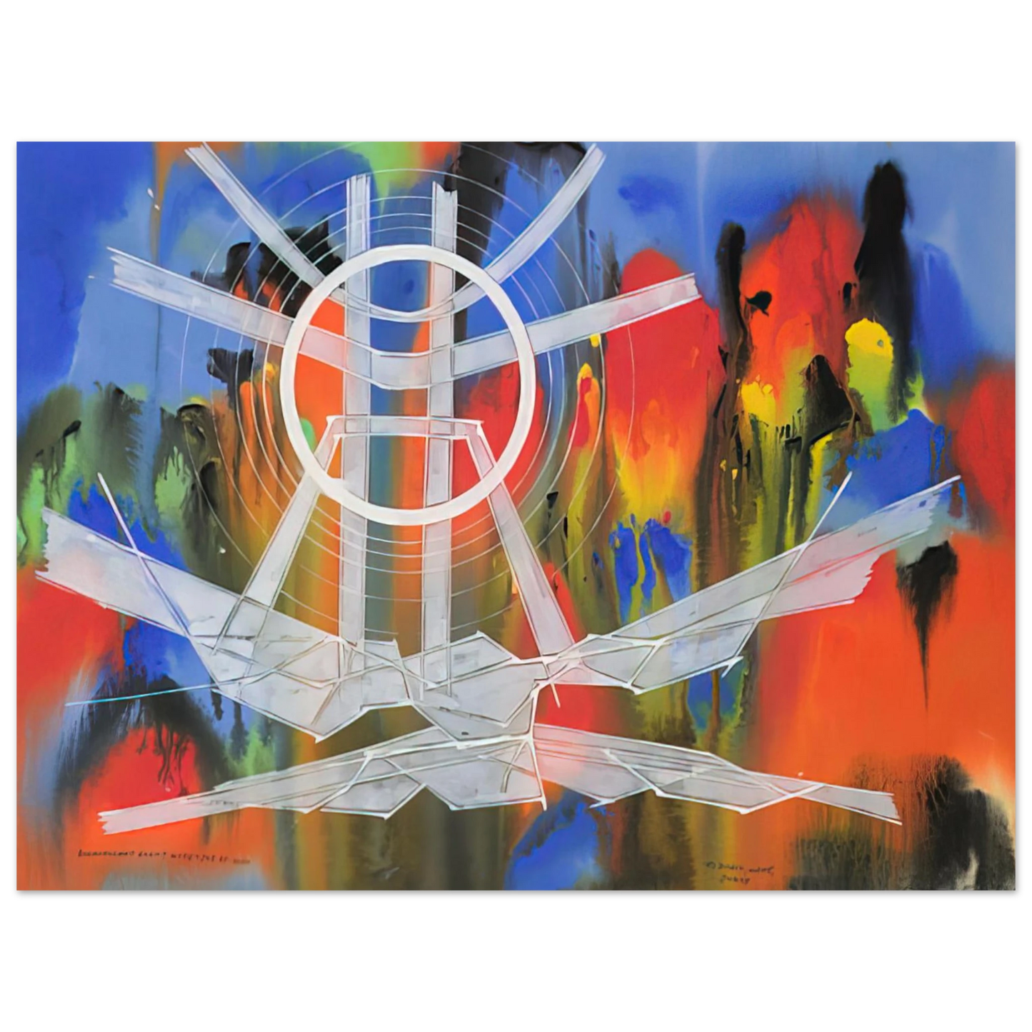 Jimmy Ernst - Significant Event Note - 1980 75x100 cm / 30x40inches Fine Art Poster