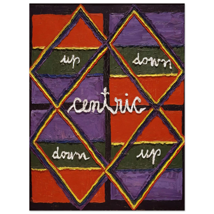Alfred Jensen - Interlacing Colors I - 1959 75x100 cm / 30x40inches Fine Art Poster