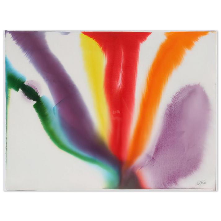 Paul Jenkins - Phenomena Compass Bearing - 1979 75x100 cm / 30x40inches Fine Art Poster