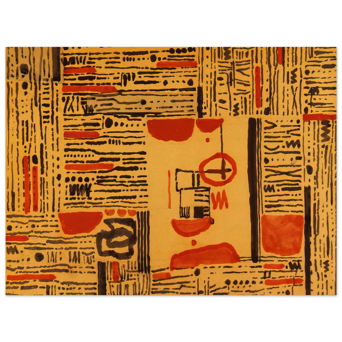 Bice Lazzari - L-11 detail - 1950 75x100 cm / 30x40inches Fine Art Poster