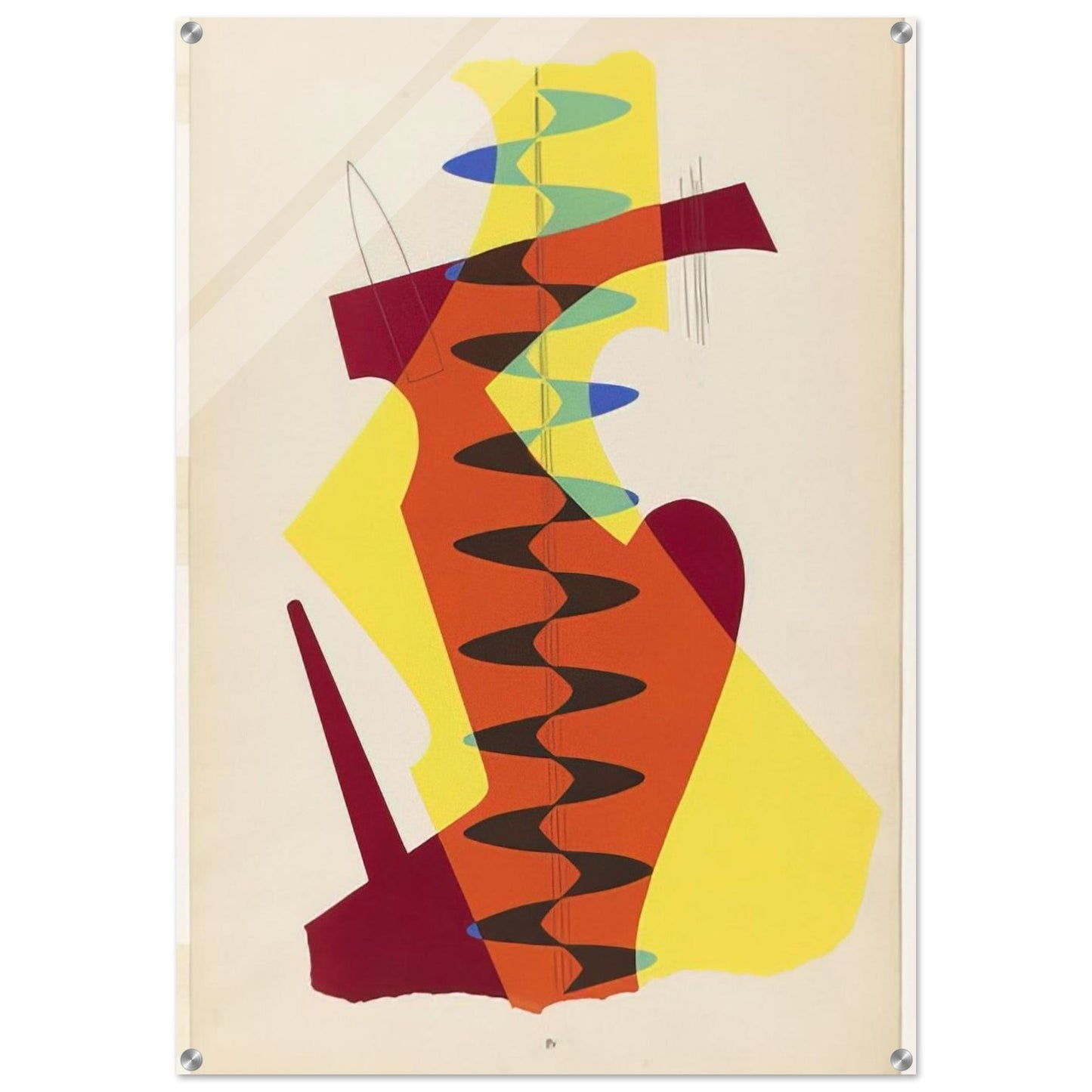 THE MEETING FROM THE PORTFOLIO REVOLVING DOORS 1926 - Man Ray Acrylic Print - 70x100 cm / 28x40″ inches