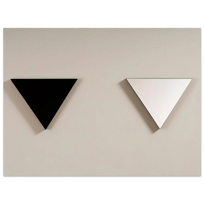 Blinky Palermo - MIRROR OBJECT 1973 75x100 cm / 30x40inches Fine Art Poster