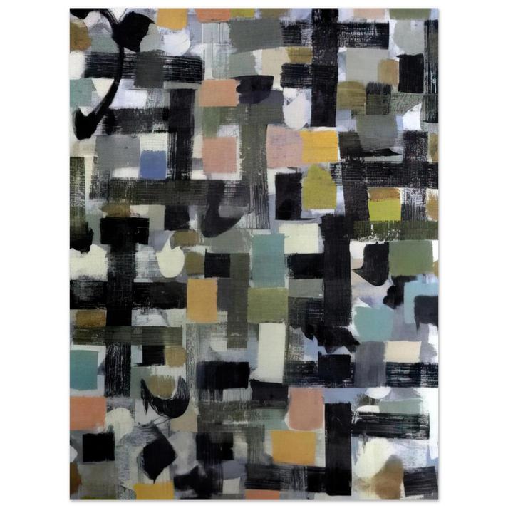 Bradley Walker Tomlin - Number 13 - 1952 75x100 cm / 30x40inches Fine Art Poster