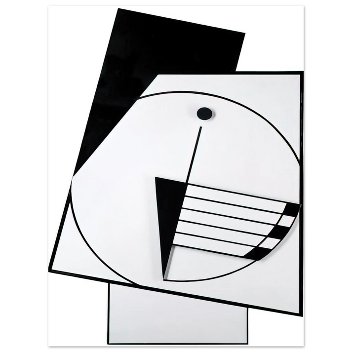 Carmelo Arden Quin - Rythme 3 - 1995 75x100 cm / 30x40inches Fine Art Poster