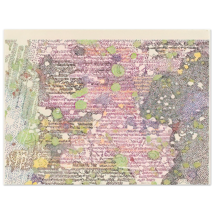 Nancy Graves - I Part of Sabine D Region, Southwest Mare Tranquilitatis from Lithographs Based on Geologic Maps of Lunar Orbiter and Apollo Landing Sites - 1972 75x100 cm / 30x40inches Fine Art Poster