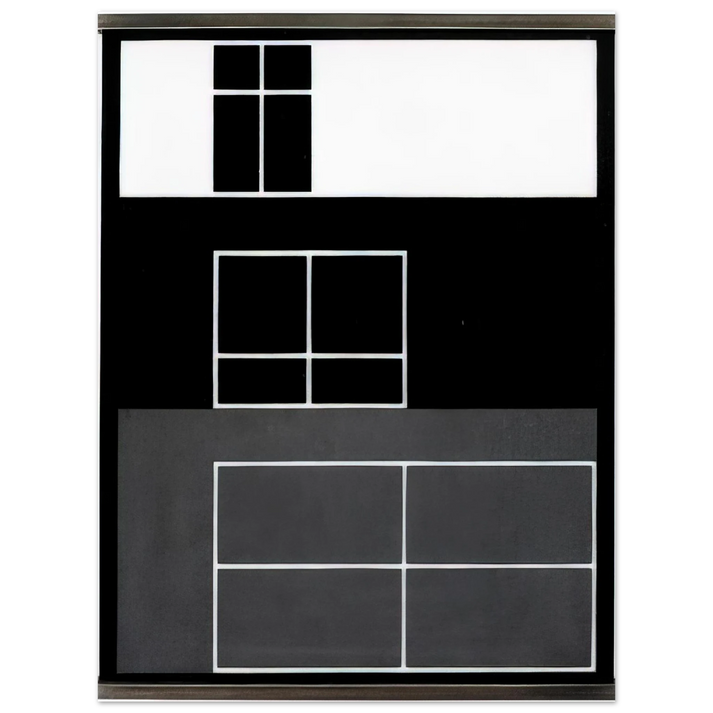 Josef Albers - INTERIOR B 1929 75x100 cm / 30x40inches Fine Art Poster