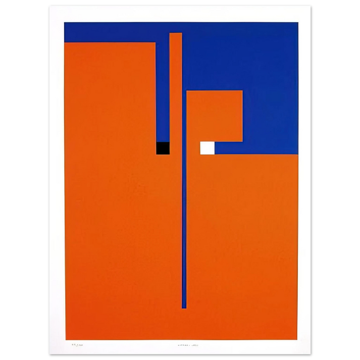 Bruno Munari - Tribute to Santomaso - Concretism 75x100 cm / 30x40inches Fine Art Poster