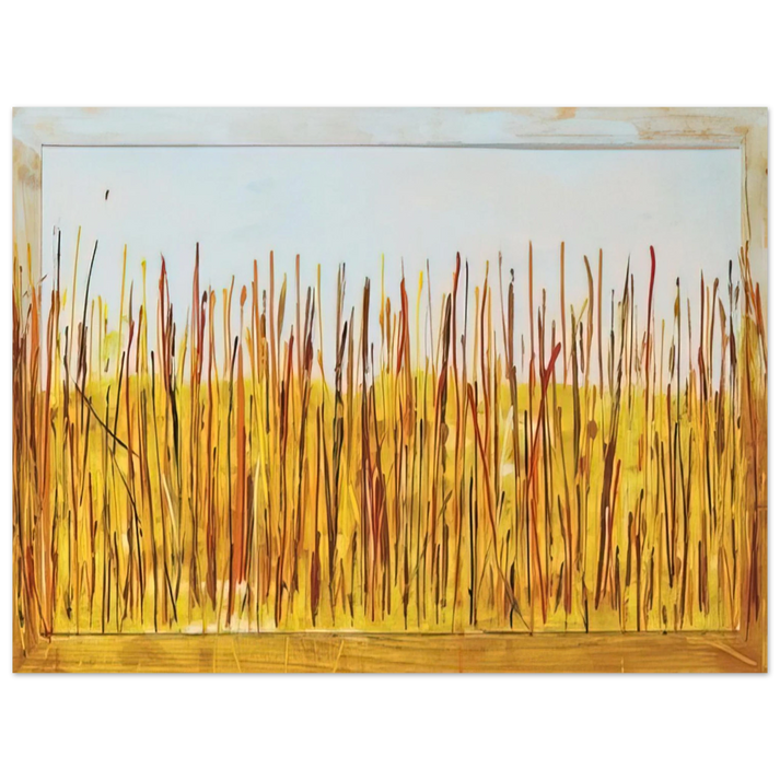 Mario Schifano - Campo di grano - 1984 75x100 cm / 30x40inches Fine Art Poster